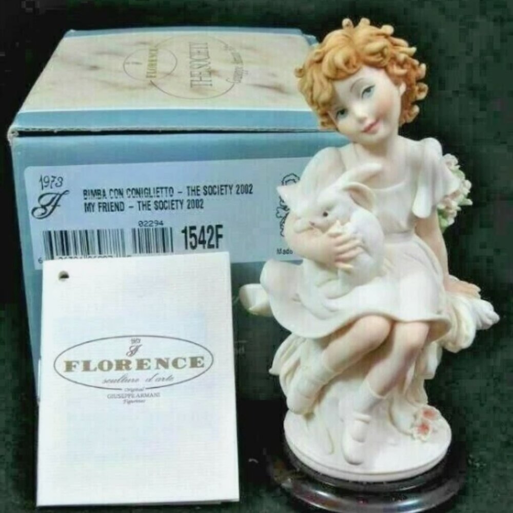 Giuseppe Armani "My Friend" Vintage Home/Office Art Collectible Decor Sculpture